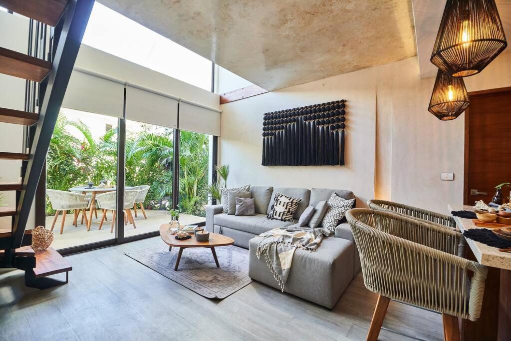 Appartamento Neem 14 1Br Bohogem In The Heart Of Tulum Esterno foto