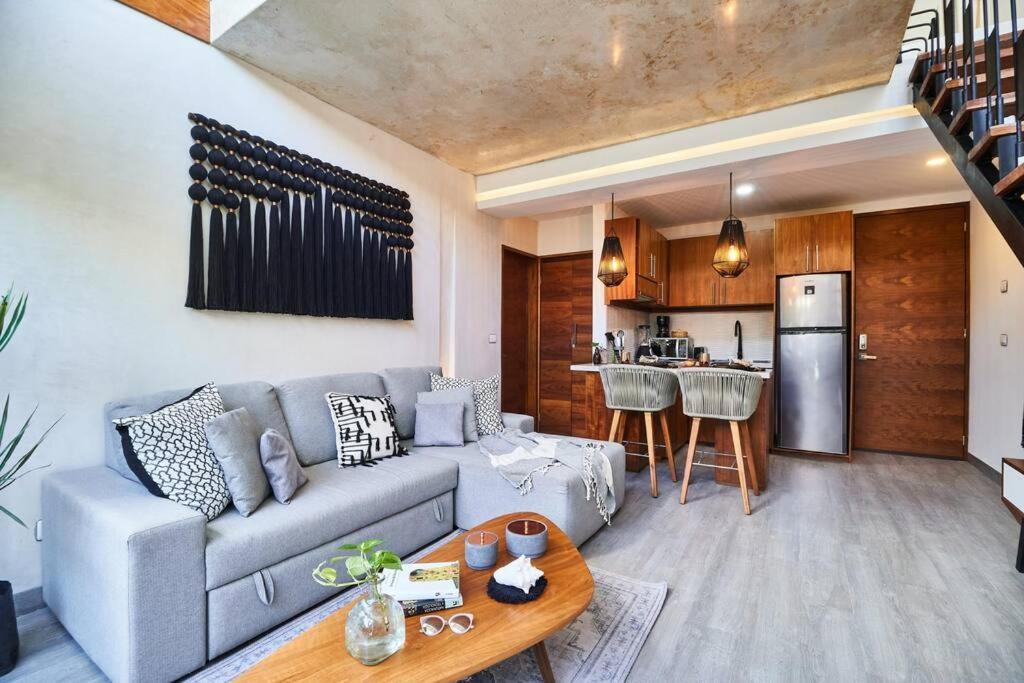 Appartamento Neem 14 1Br Bohogem In The Heart Of Tulum Esterno foto
