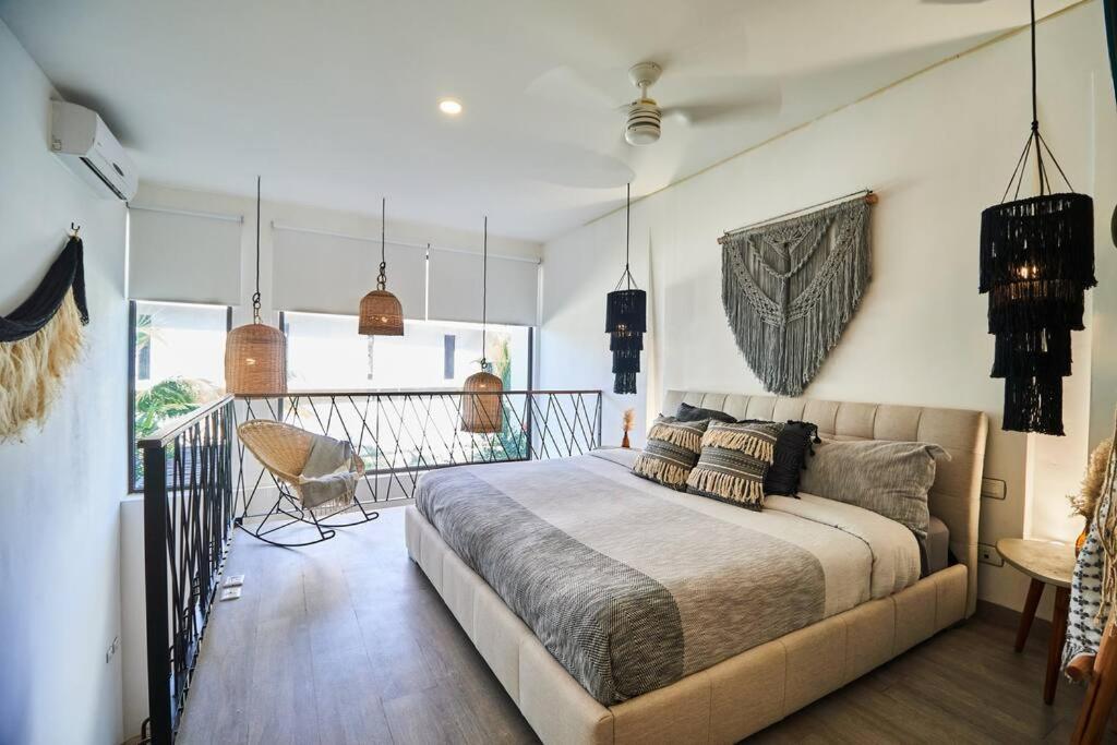 Appartamento Neem 14 1Br Bohogem In The Heart Of Tulum Esterno foto