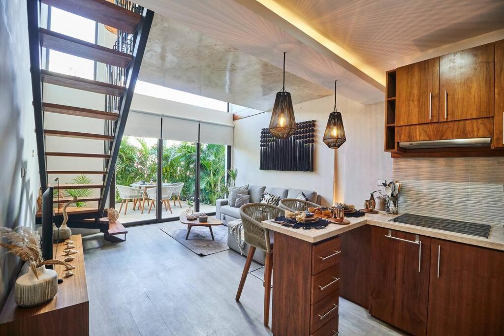 Appartamento Neem 14 1Br Bohogem In The Heart Of Tulum Esterno foto